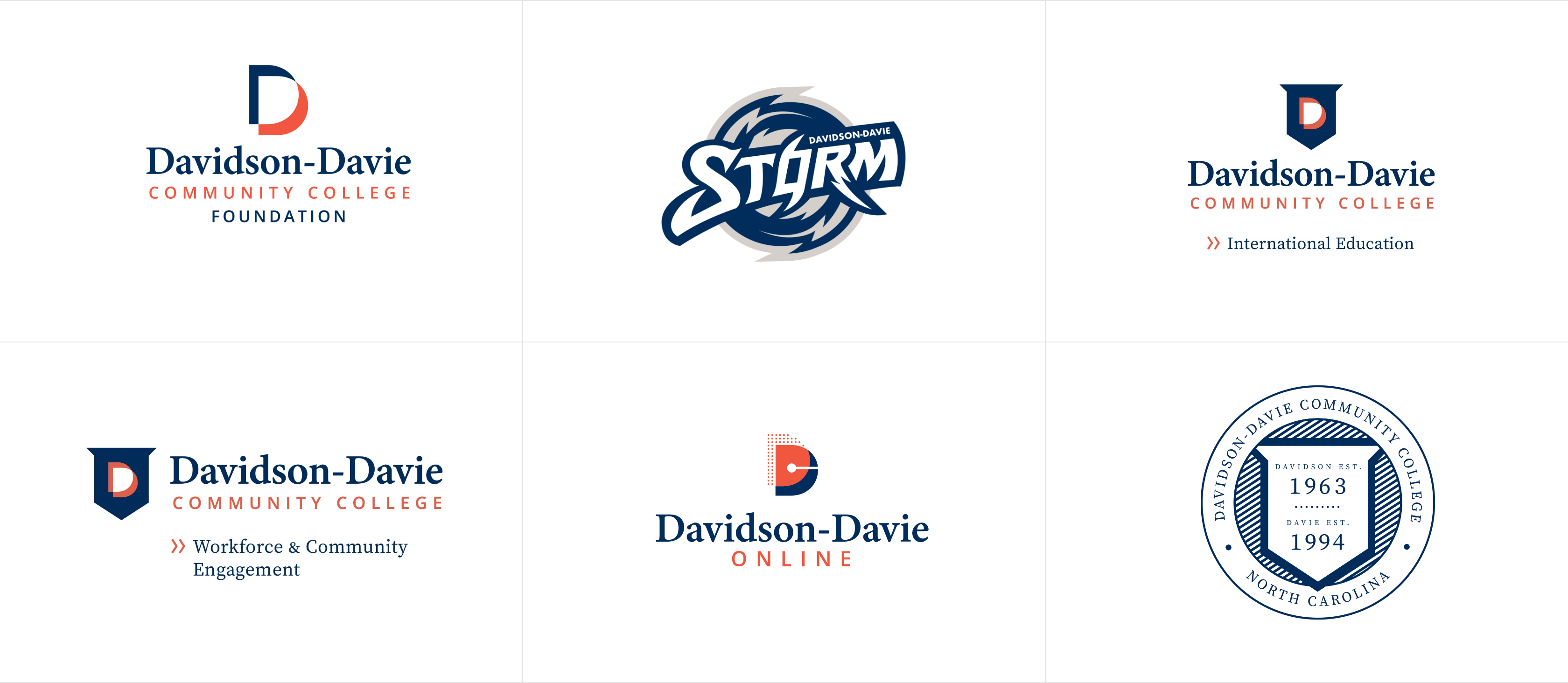 Various DDCC sub brand logos