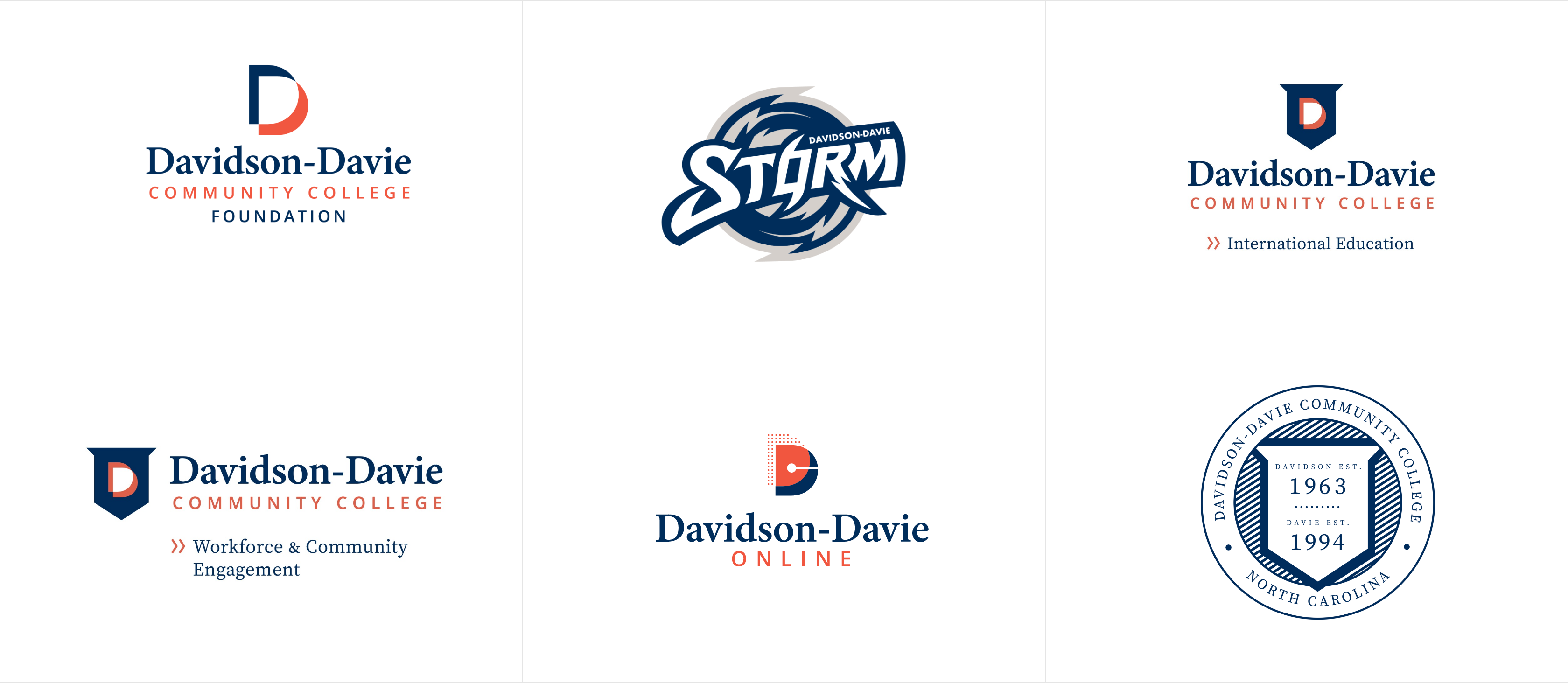 Various DDCC sub brand logos